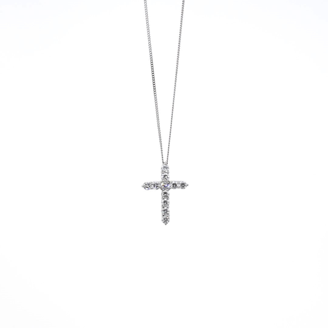 "KIMBERLY" - Diamond Cross Pendant