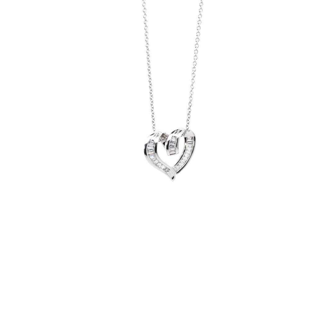 "TARA" - Diamond Heart Pendant