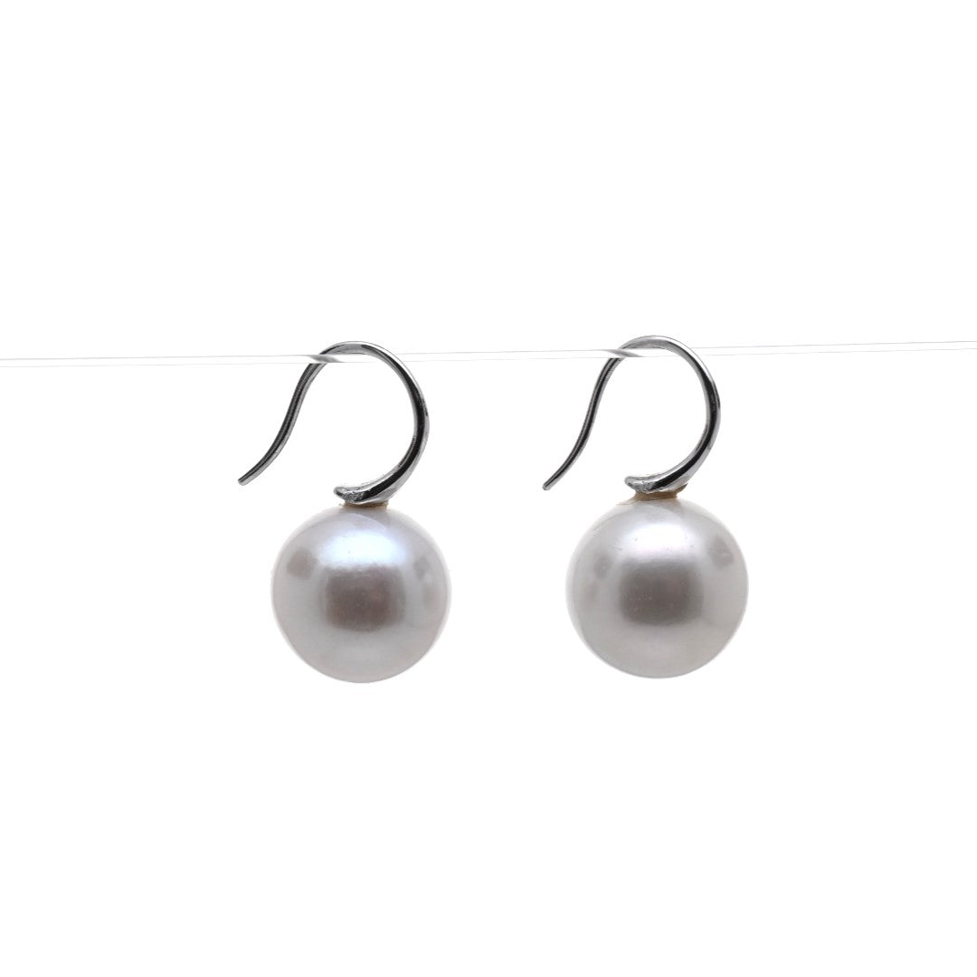 "VERONICA" - White Pearl Earrings