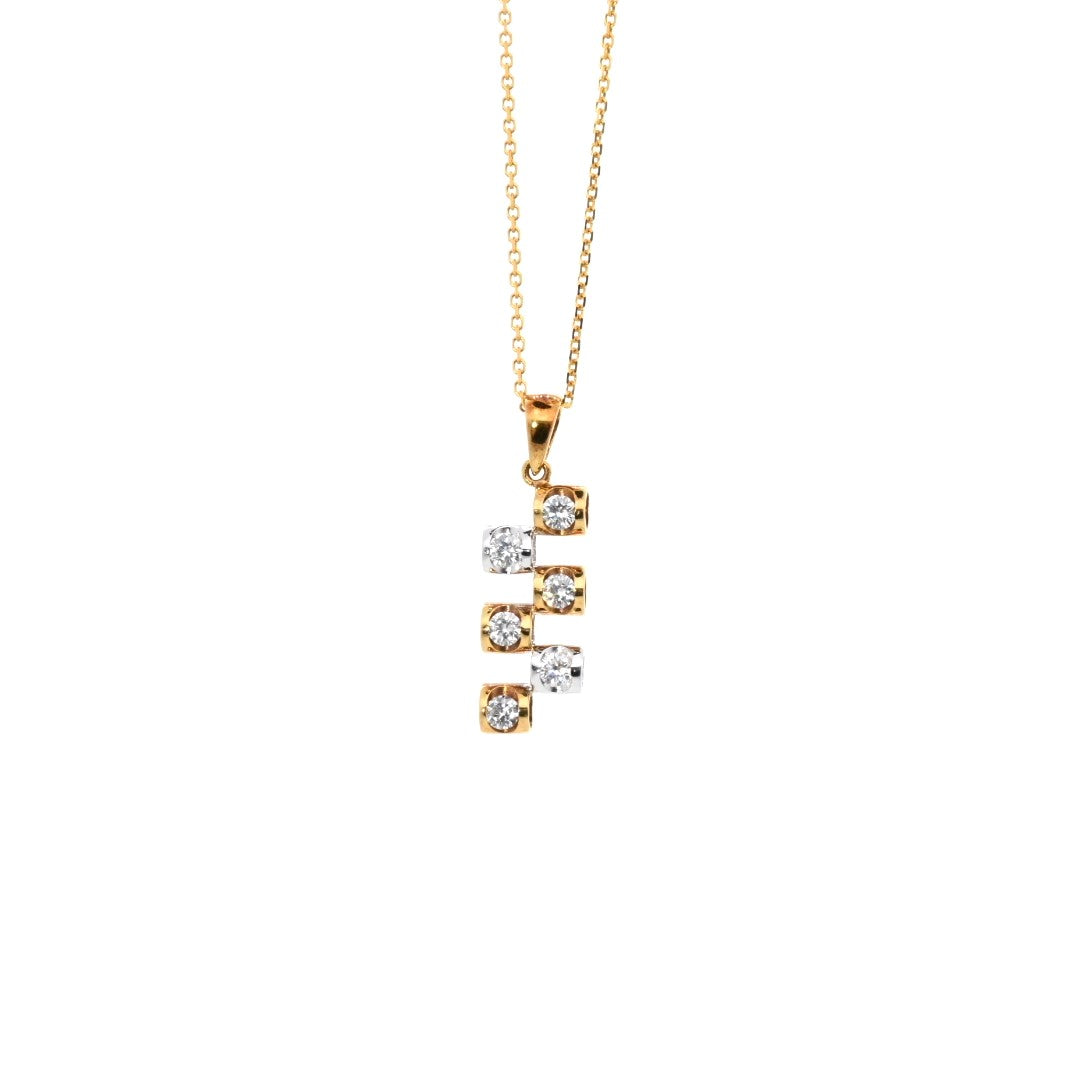 "LEILA" - Diamond Pendant